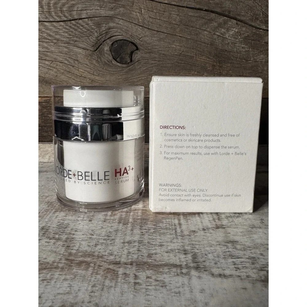 Lorde + Belle HA3+ Peptide Serum 30ml Discontinued BNIB HTF | MSRP‎ = $69